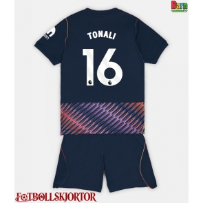 Tottenham Hotspur Sandro Tonali #16 Borta Kläder Barn 2026-27 Kortärmad (+ Korta byxor)